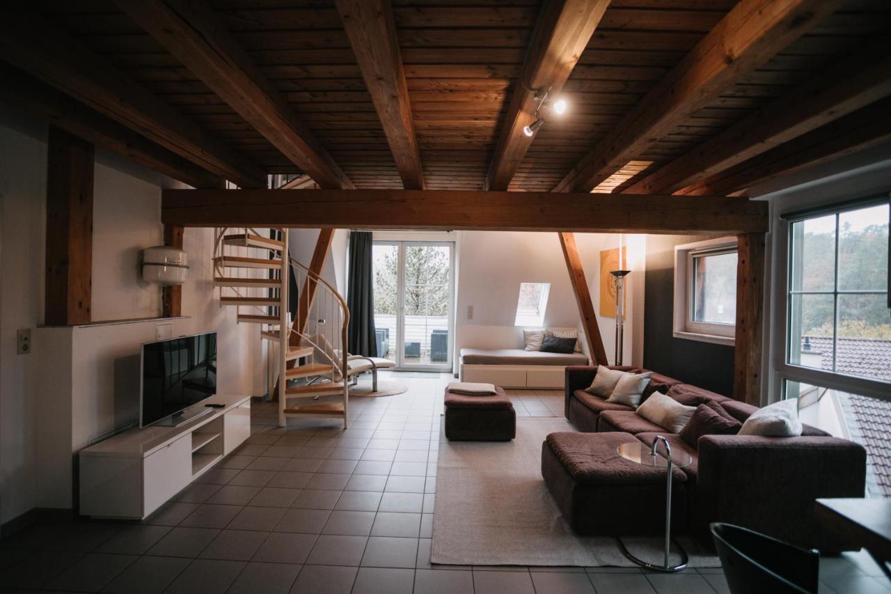 Eigenes Maisonettehaus In Idyllischer Lage Mit Balkon, Nahe Messe, 24H Self-Check In, Gratis Parken Schwabach Exteriér fotografie