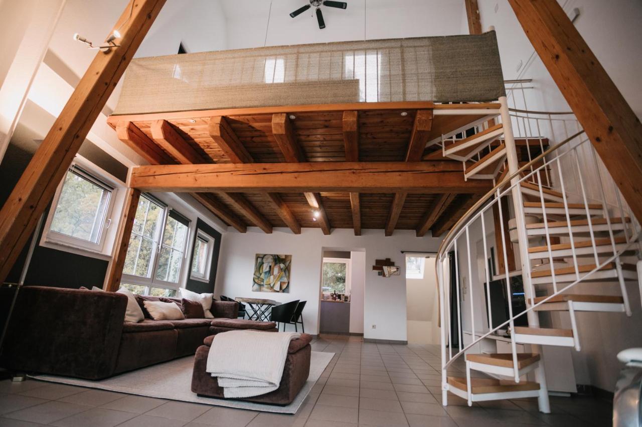 Eigenes Maisonettehaus In Idyllischer Lage Mit Balkon, Nahe Messe, 24H Self-Check In, Gratis Parken Schwabach Exteriér fotografie